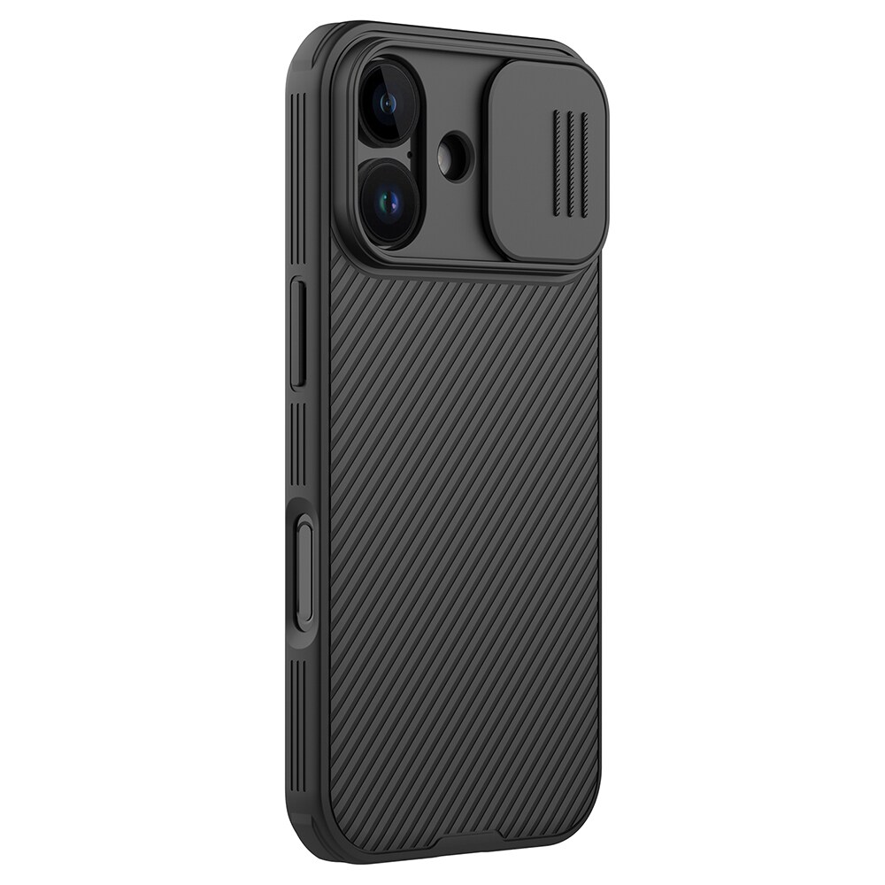 iPhone 17 Deksel med kameralinsebeskyttelse - CamShield, Svart