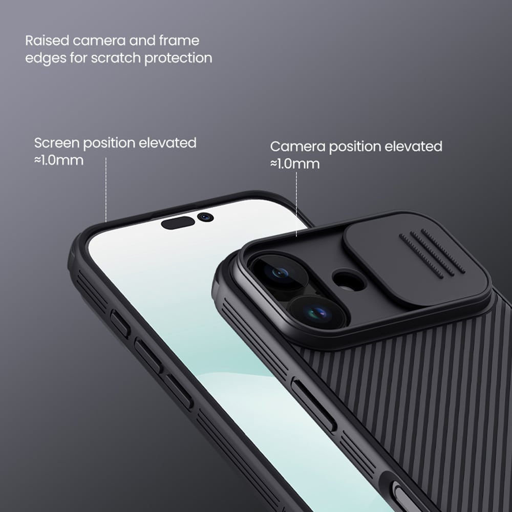 iPhone 17 Deksel med kameralinsebeskyttelse - CamShield, Grønn