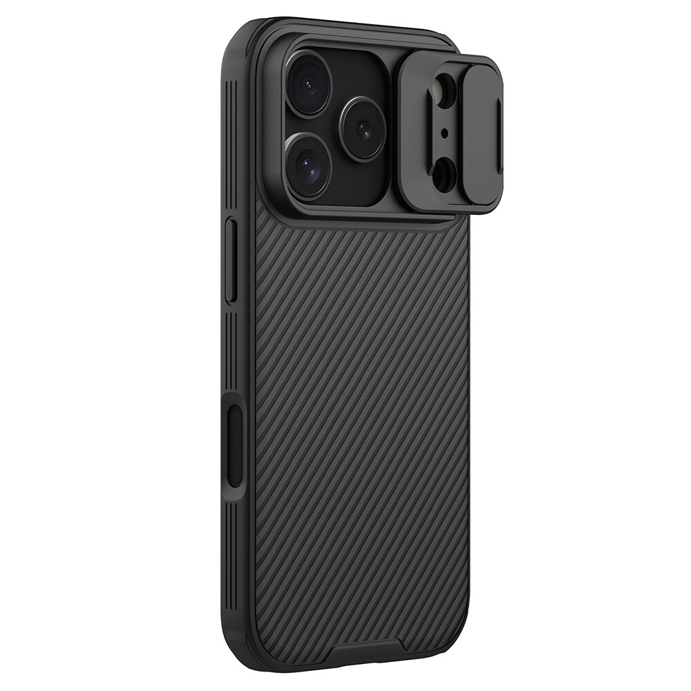 iPhone 17 Pro Deksel med kameralinsebeskyttelse - CamShield, Svart
