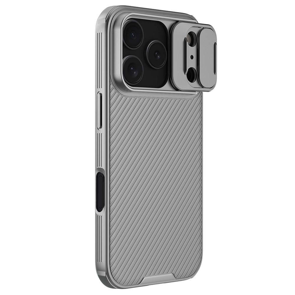 iPhone 17 Pro Deksel med kameralinsebeskyttelse - CamShield, Grå
