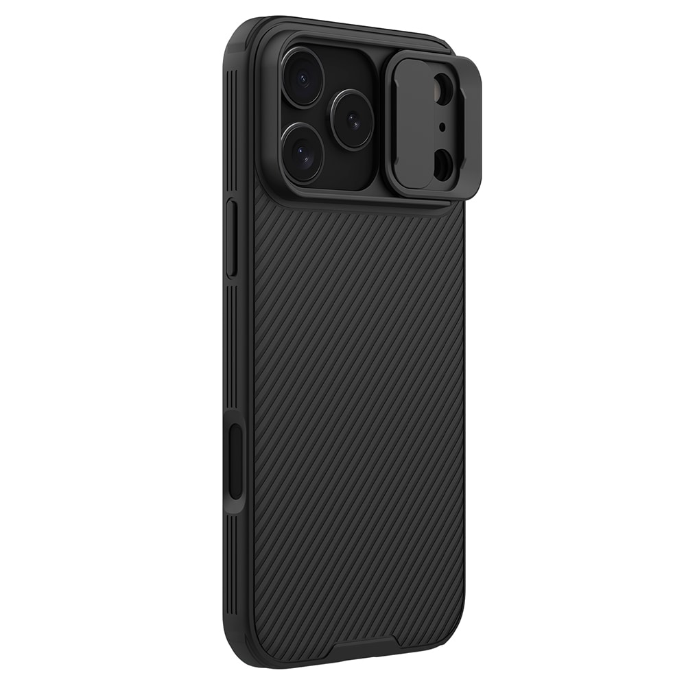 iPhone 17 Pro Max Deksel med kameralinsebeskyttelse - CamShield, Svart