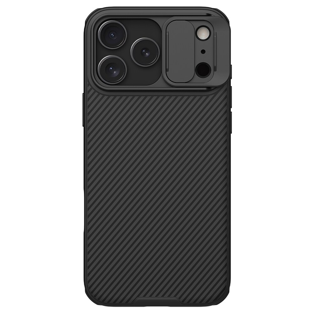 iPhone 17 Pro Max Deksel med kameralinsebeskyttelse - CamShield, Svart