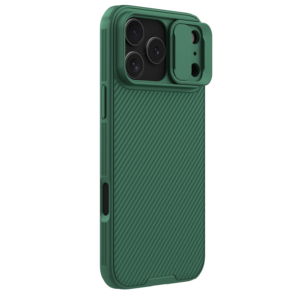 iPhone 17 Pro Max Deksel med kameralinsebeskyttelse - CamShield, Grønn