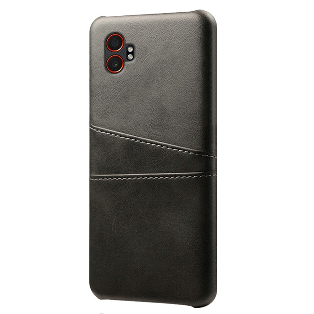 Samsung Galaxy Xcover 7 Pro Stilig deksel med 2 kortlommer, Svart