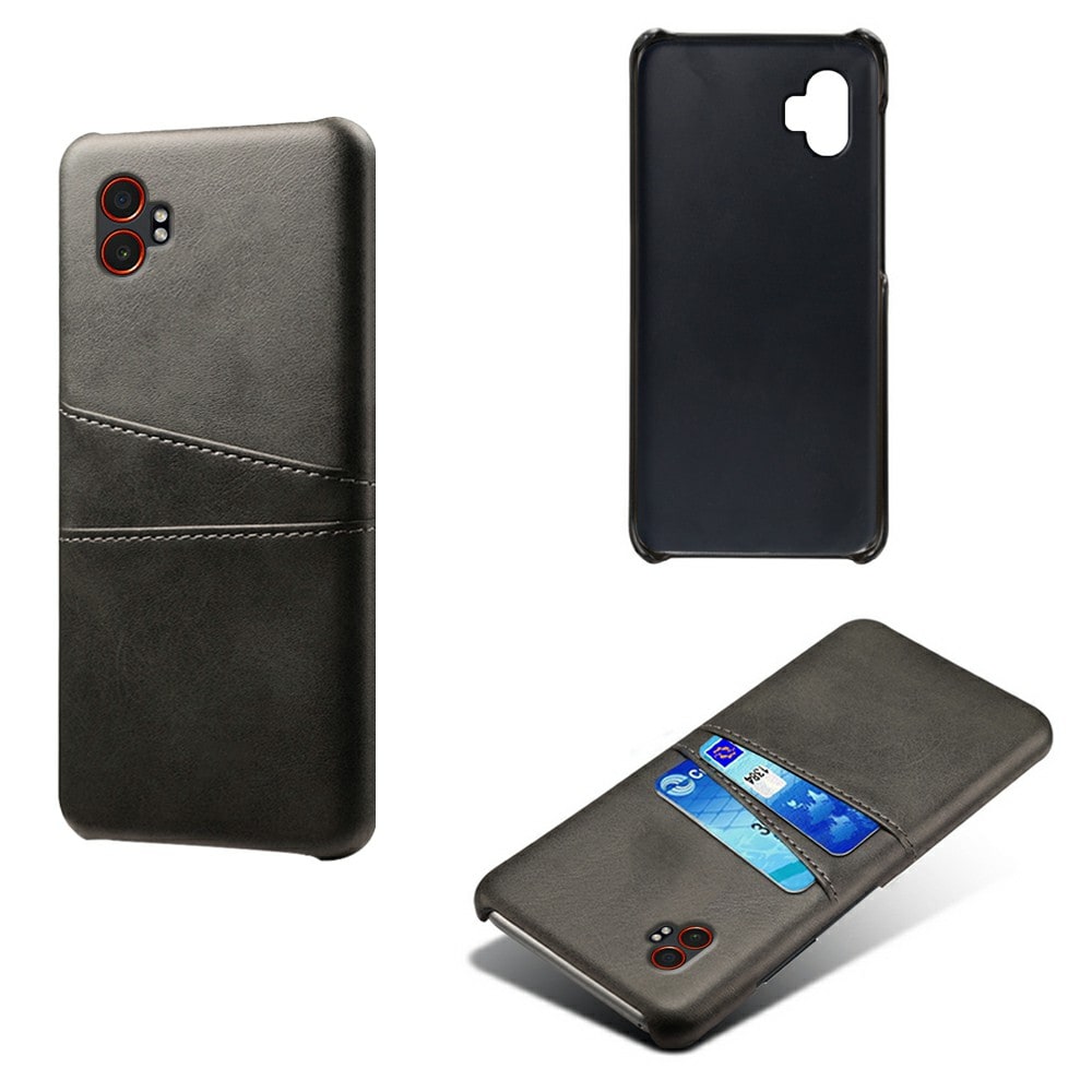 Samsung Galaxy Xcover 7 Pro Stilig deksel med 2 kortlommer, Svart