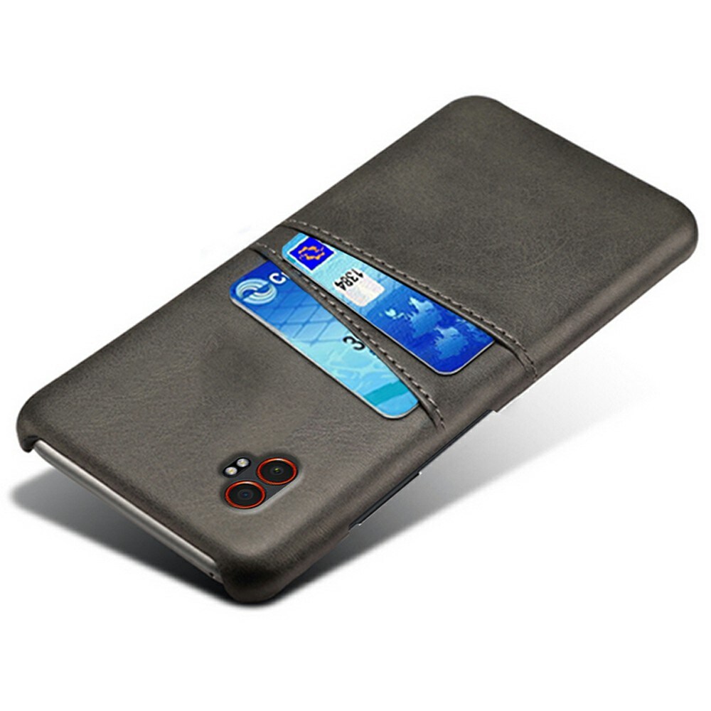 Samsung Galaxy Xcover 7 Pro Stilig deksel med 2 kortlommer, Svart