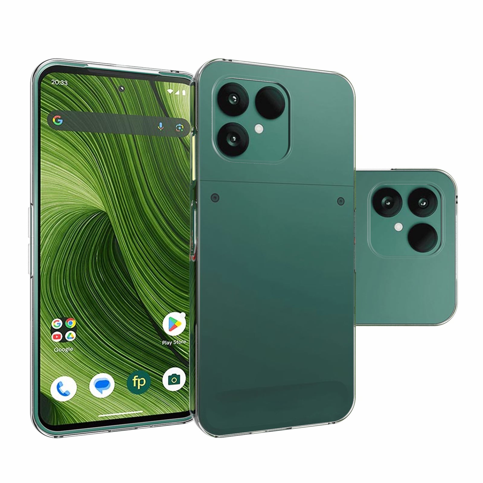  Fairphone 6 Tynt TPU-deksel, Gjennomsiktig