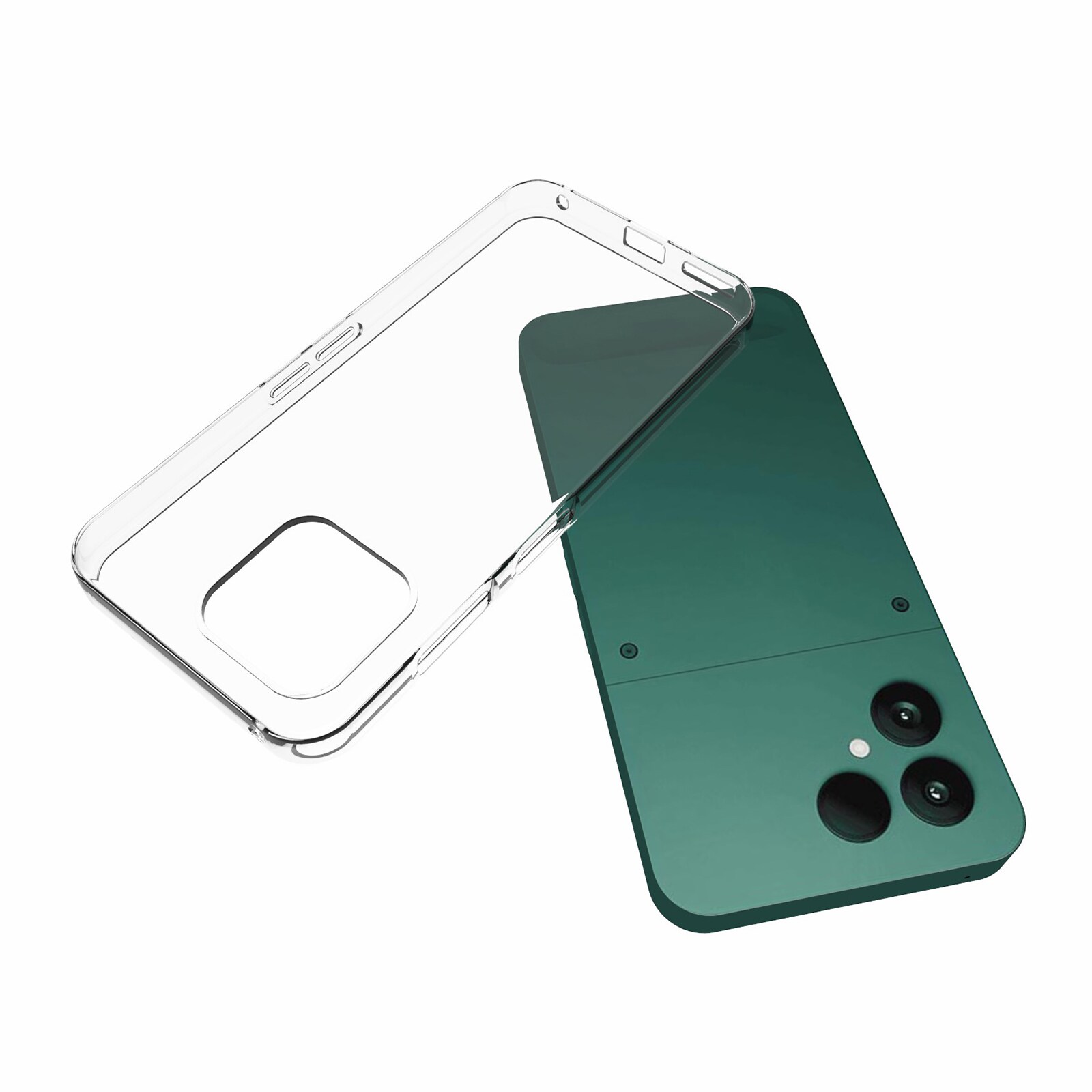  Fairphone 6 Tynt TPU-deksel, Gjennomsiktig