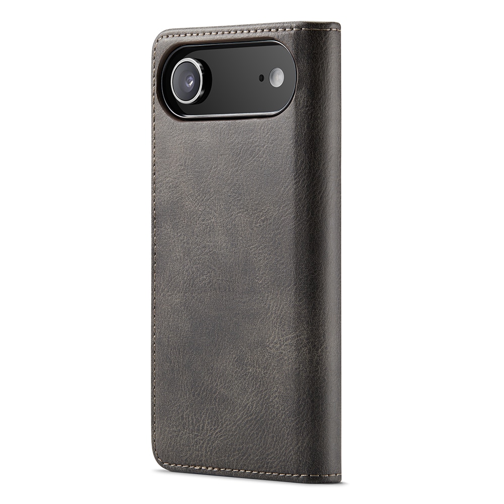 iPhone 17 Air Lommeboketui med avtakbart deksel, Brown