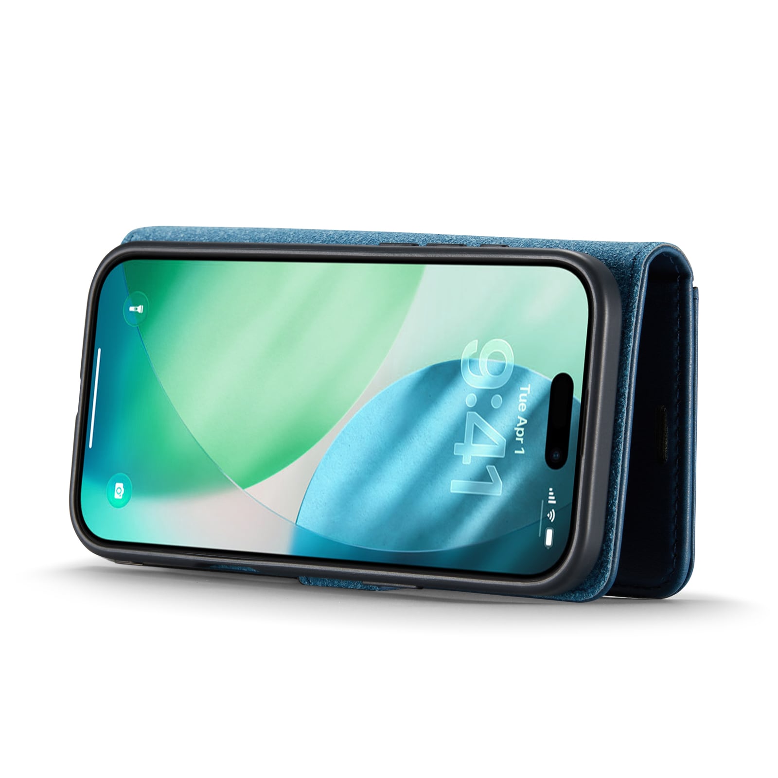iPhone 17 Air Lommeboketui med avtakbart deksel, Blue
