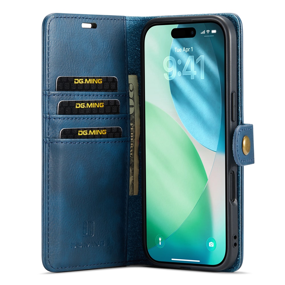 iPhone 17 Air Lommeboketui med avtakbart deksel, Blue