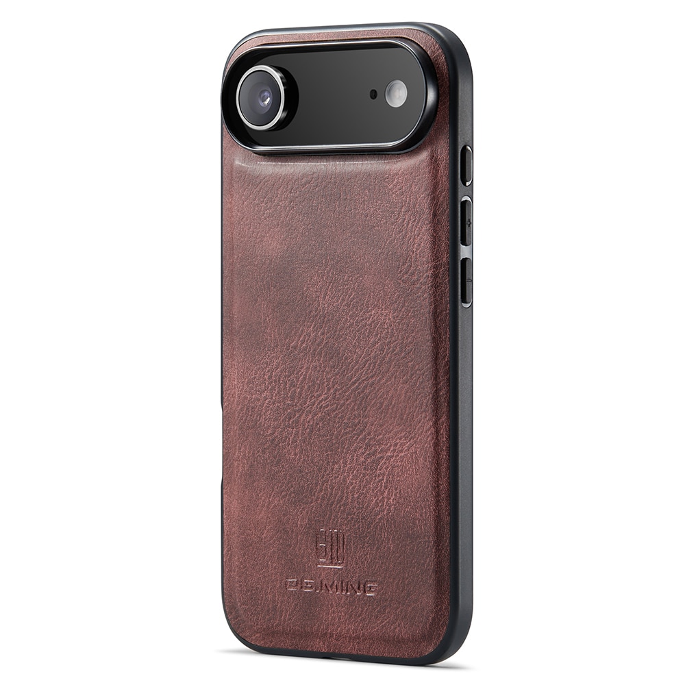 iPhone 17 Air Lommeboketui med avtakbart deksel, Red
