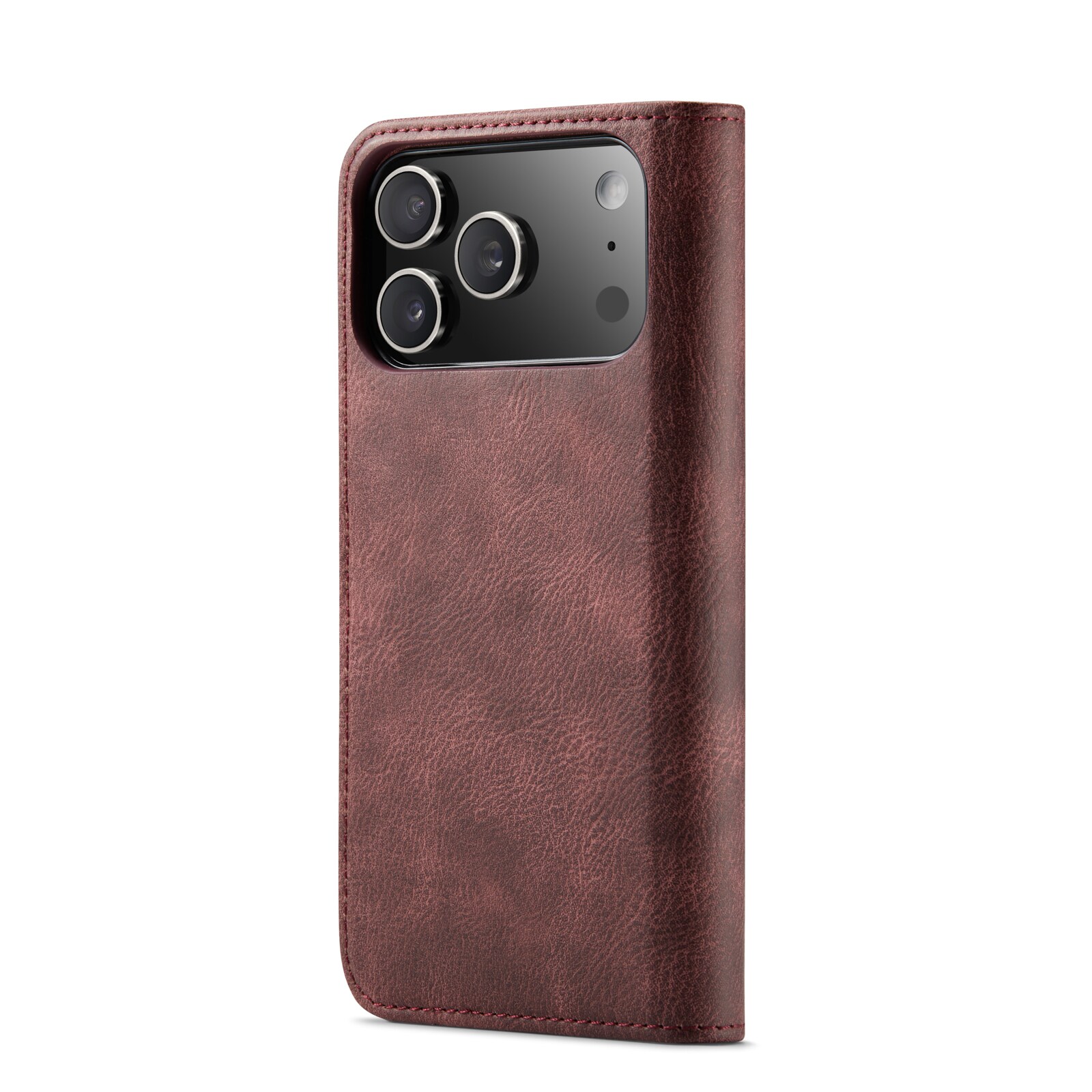 iPhone 17 Pro Max Lommeboketui med avtakbart deksel, Red