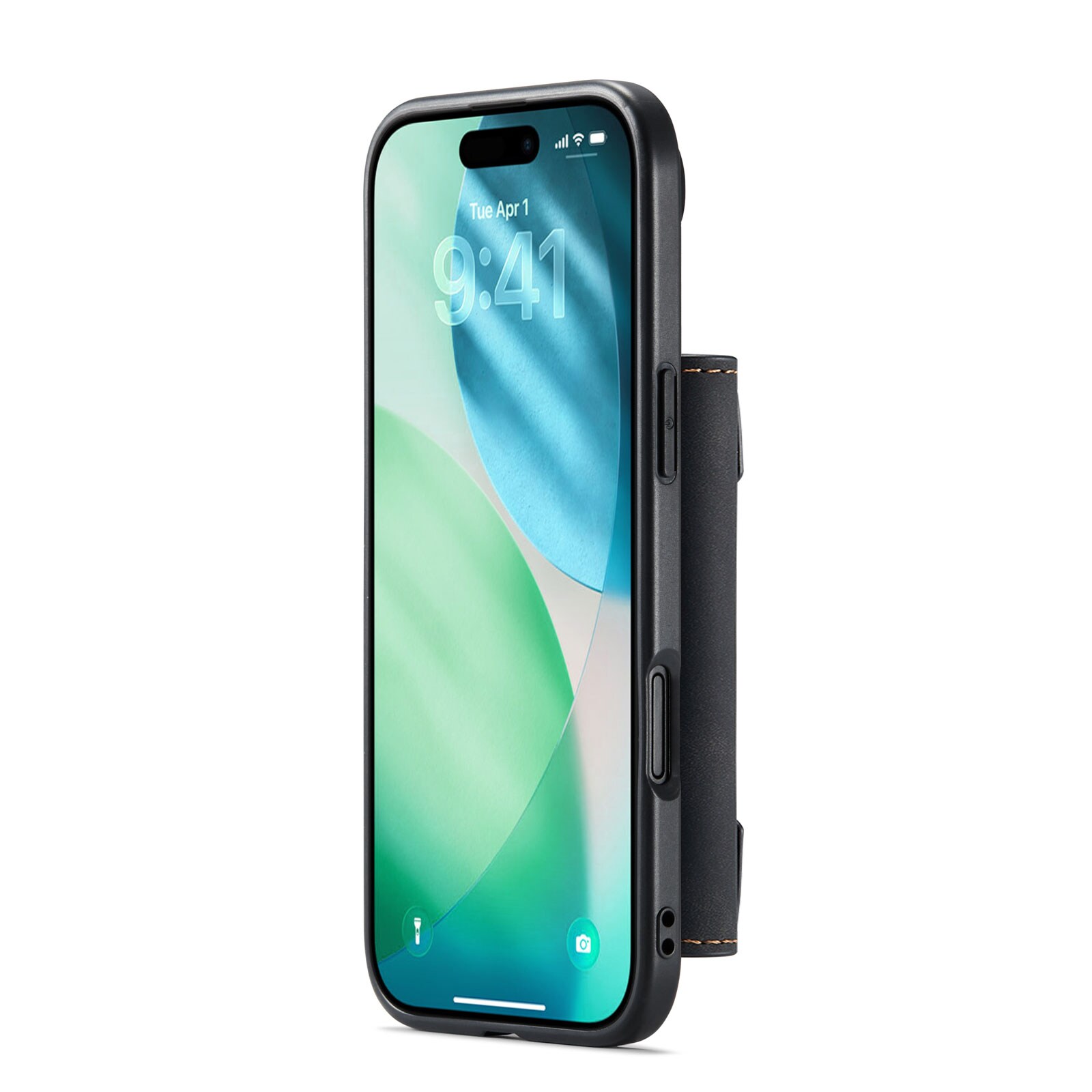 iPhone 17 Air Deksel med avtakbar lommebok, Svart