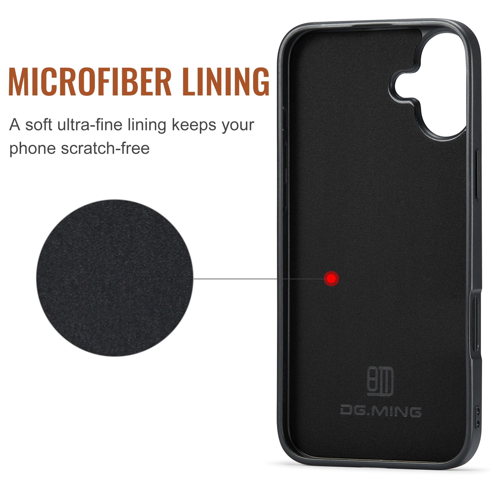 iPhone 17 Deksel med avtakbar lommebok, Svart