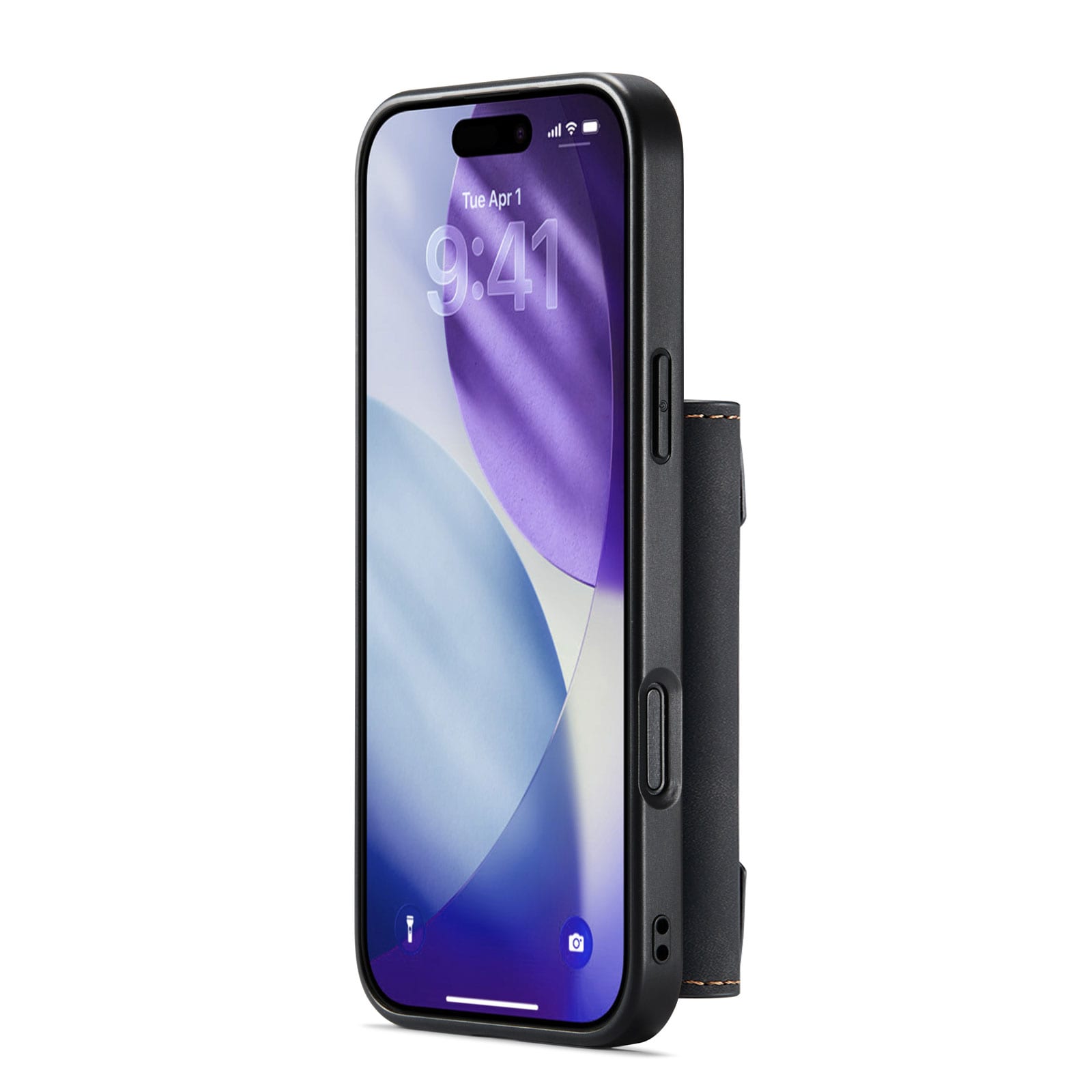 iPhone 17 Pro Deksel med avtakbar lommebok, Svart