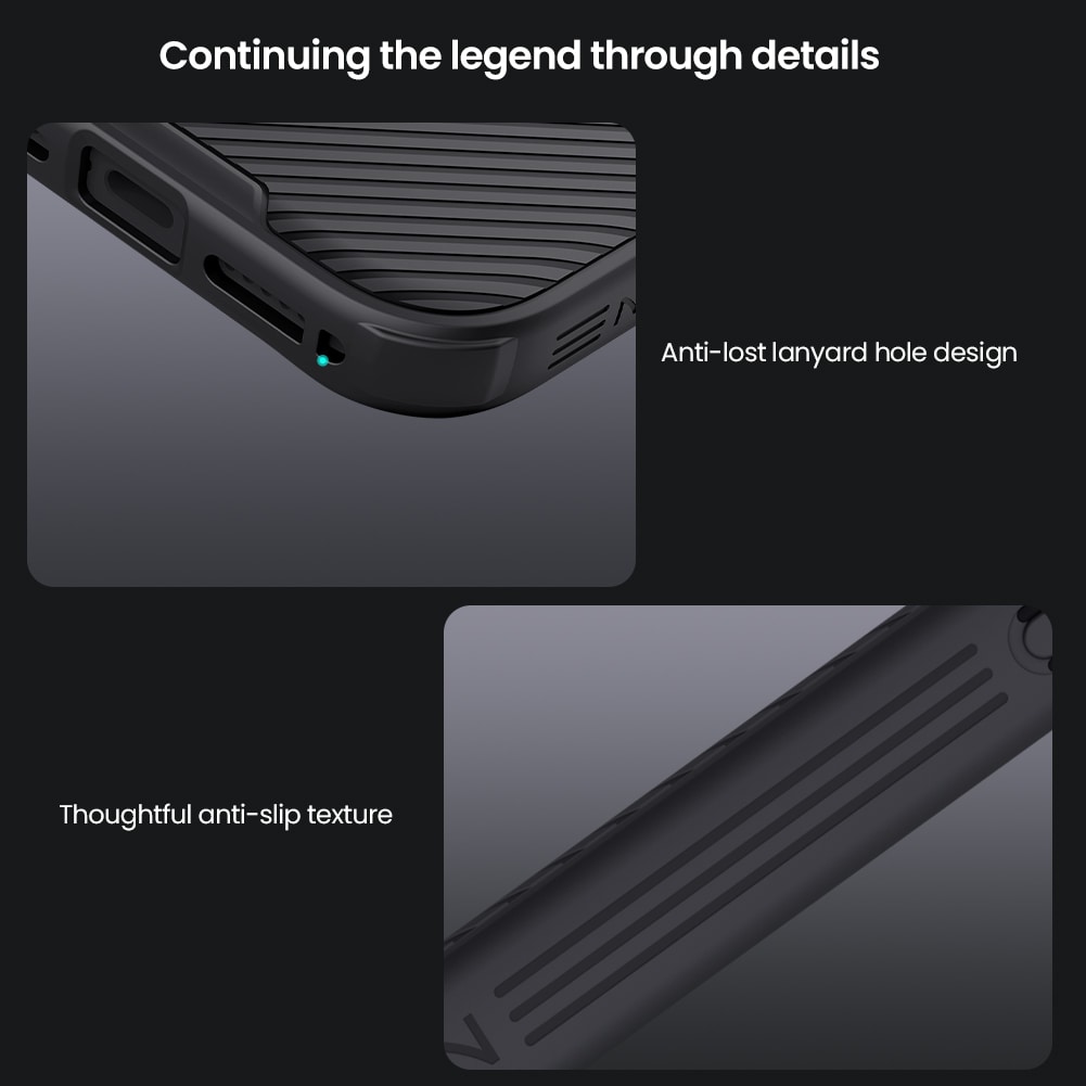 iPhone 17 Pro MagSafe-deksel med kamerabeskyttelse - CamShield, Svart
