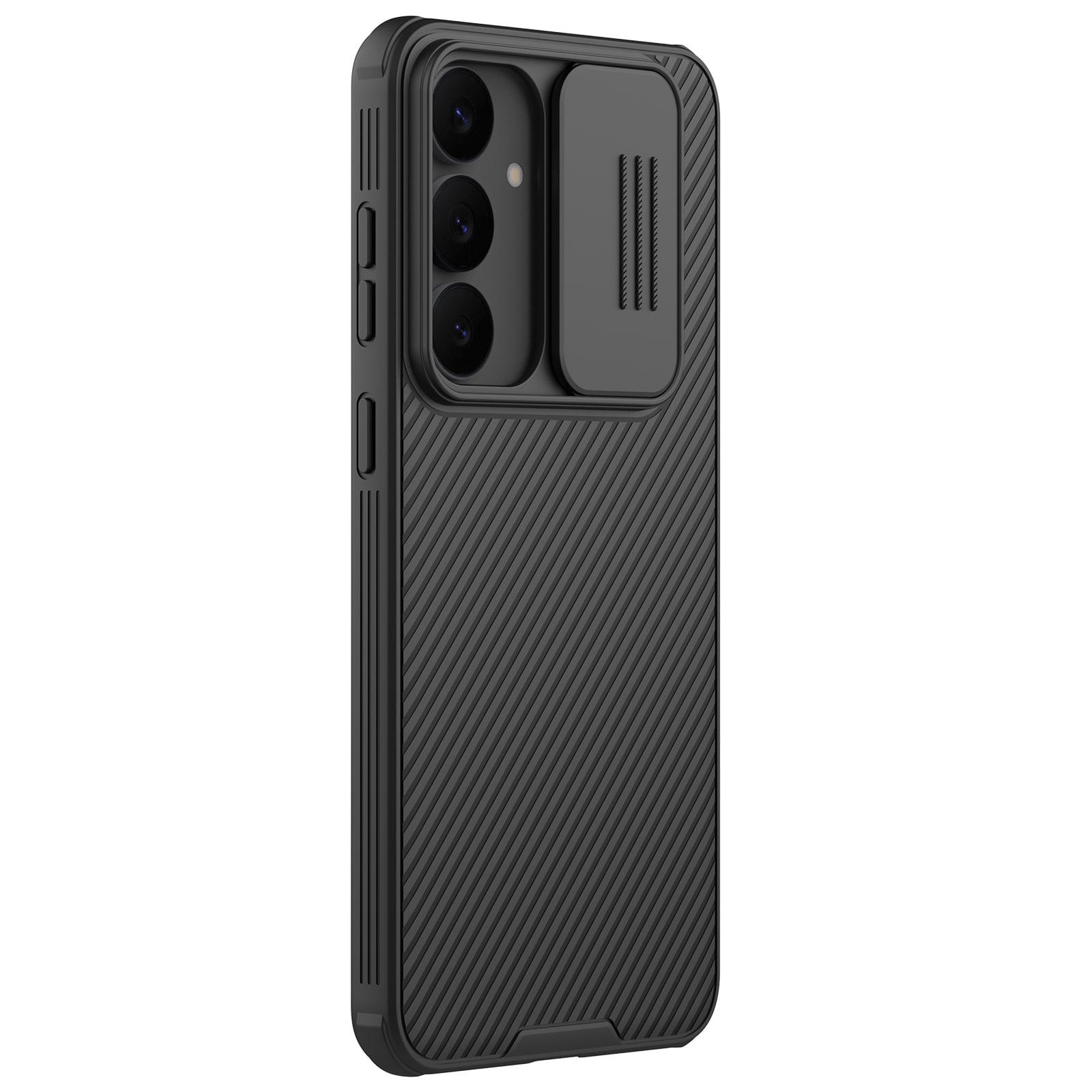 Samsung Galaxy S25 FE Deksel med kameralinsebeskyttelse - CamShield, Svart