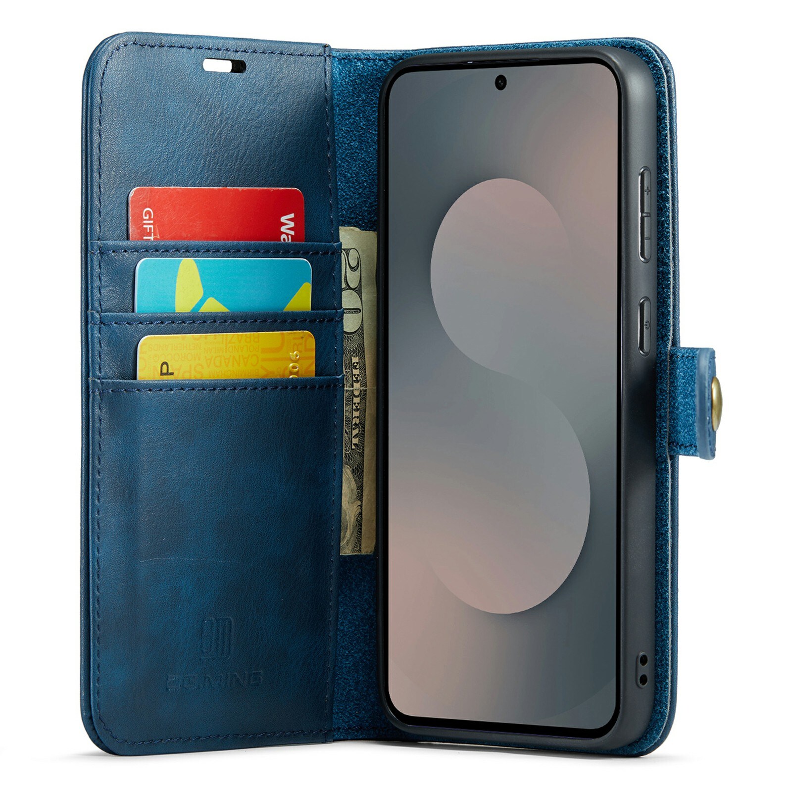 Samsung Galaxy S25 FE Lommeboketui med avtakbart deksel, Blue
