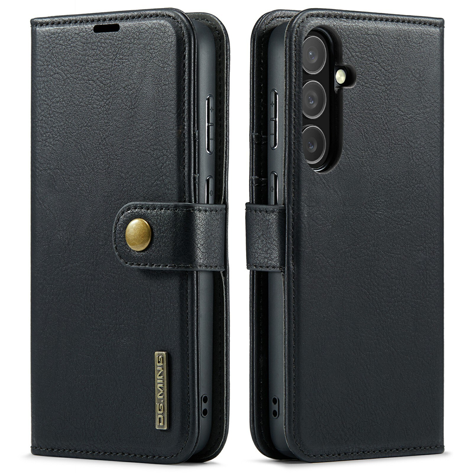 Samsung Galaxy S25 FE Lommeboketui med avtakbart deksel, Black