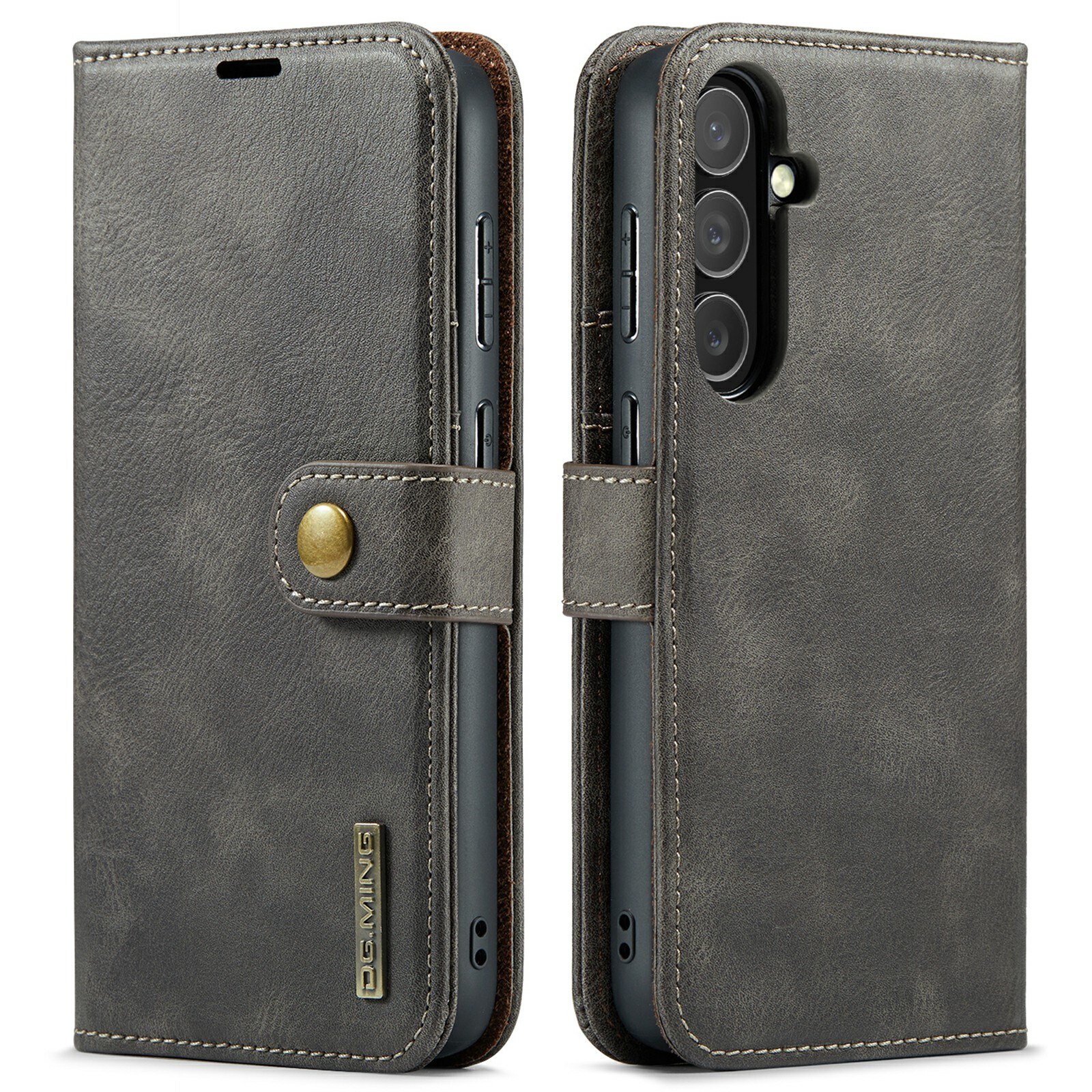 Samsung Galaxy S25 FE Lommeboketui med avtakbart deksel, Brown