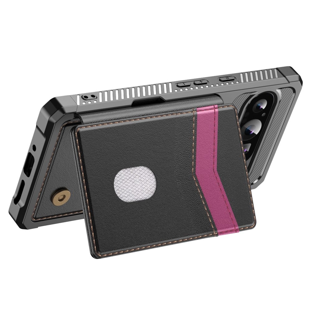 Google Pixel 10 Pro Mobildeksel med RFID-Lommebok, Svart