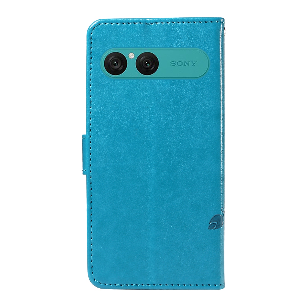 Sony Xperia 10 VII Mobiletui med sommerfugler, Blå