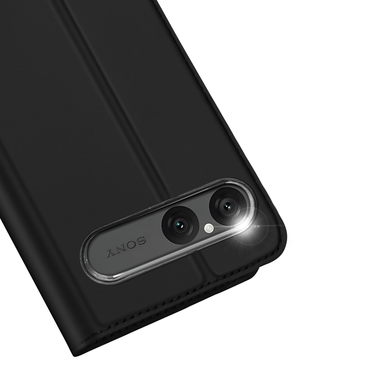 Sony Xperia 10 VII Slankt mobiletui, Svart