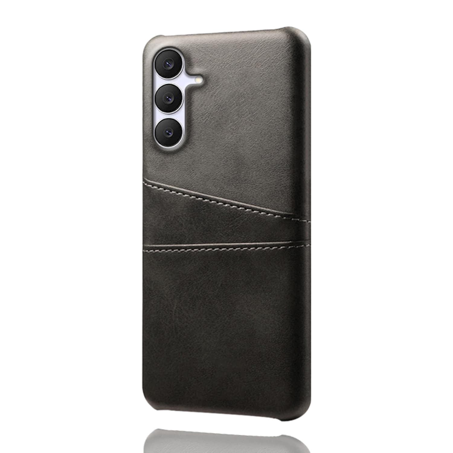 Samsung Galaxy S25 FE Stilig deksel med 2 kortlommer, Svart