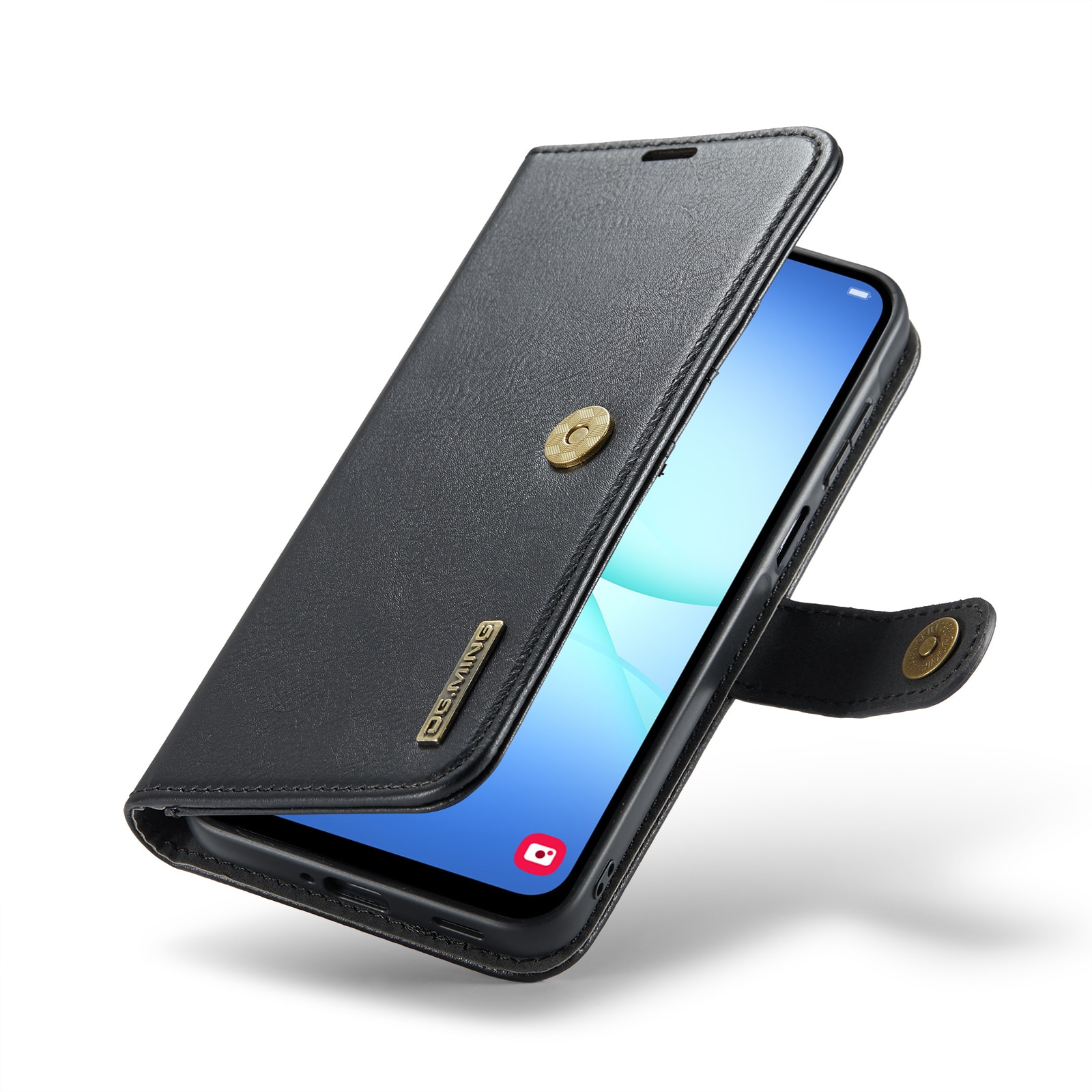 Samsung Galaxy A17 Lommeboketui med avtakbart deksel, Black