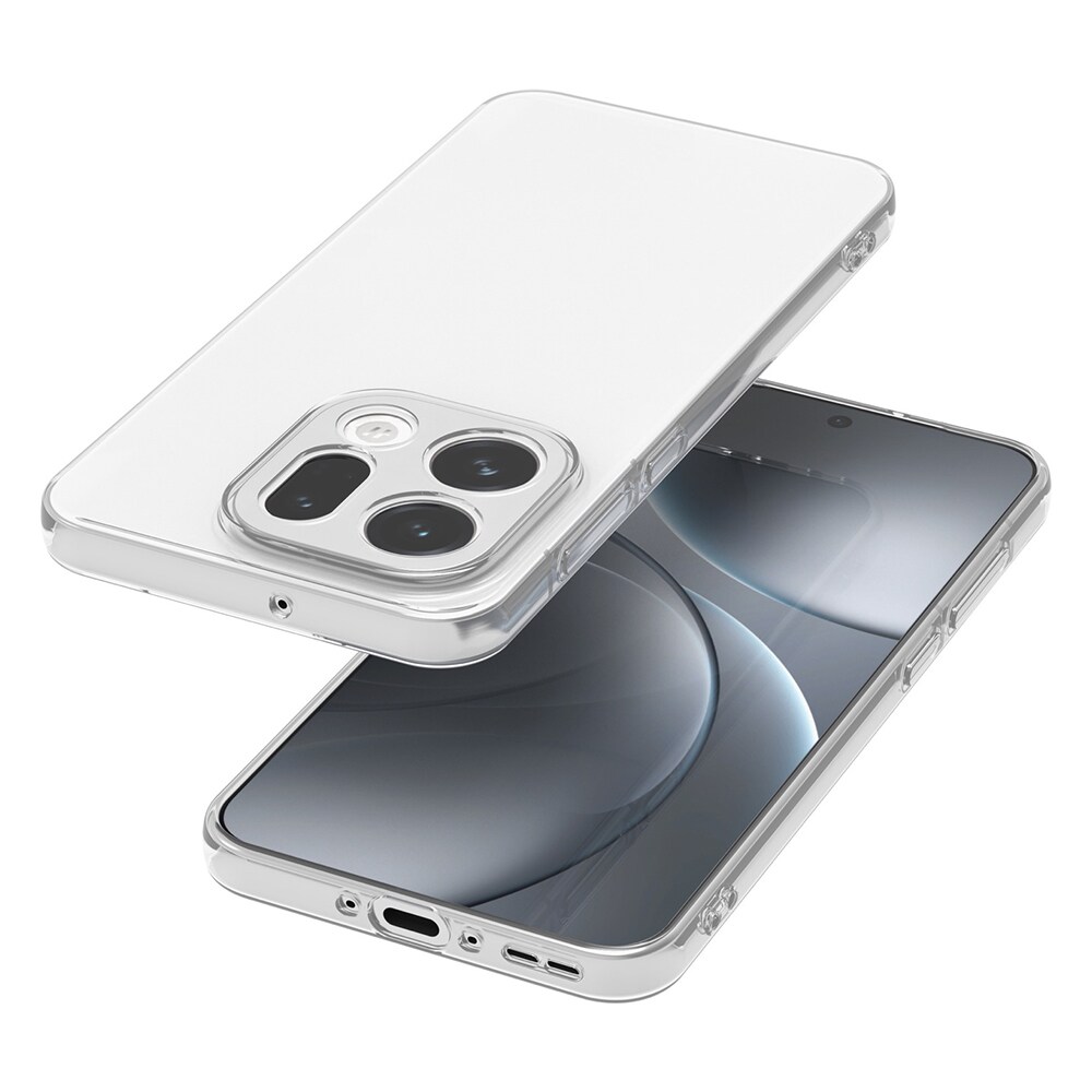 Oppo Find X9 Tynt TPU-deksel, Gjennomsiktig