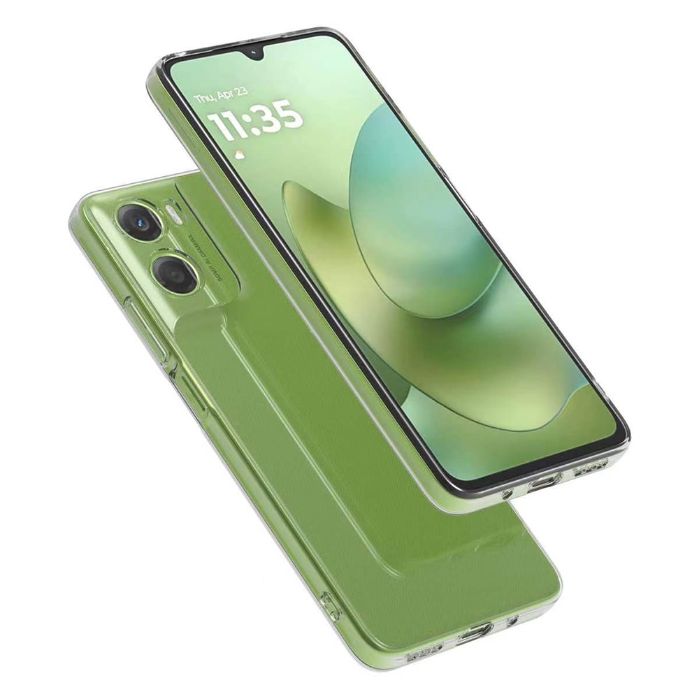 Motorola Moto G06 Tynt TPU-deksel, Gjennomsiktig