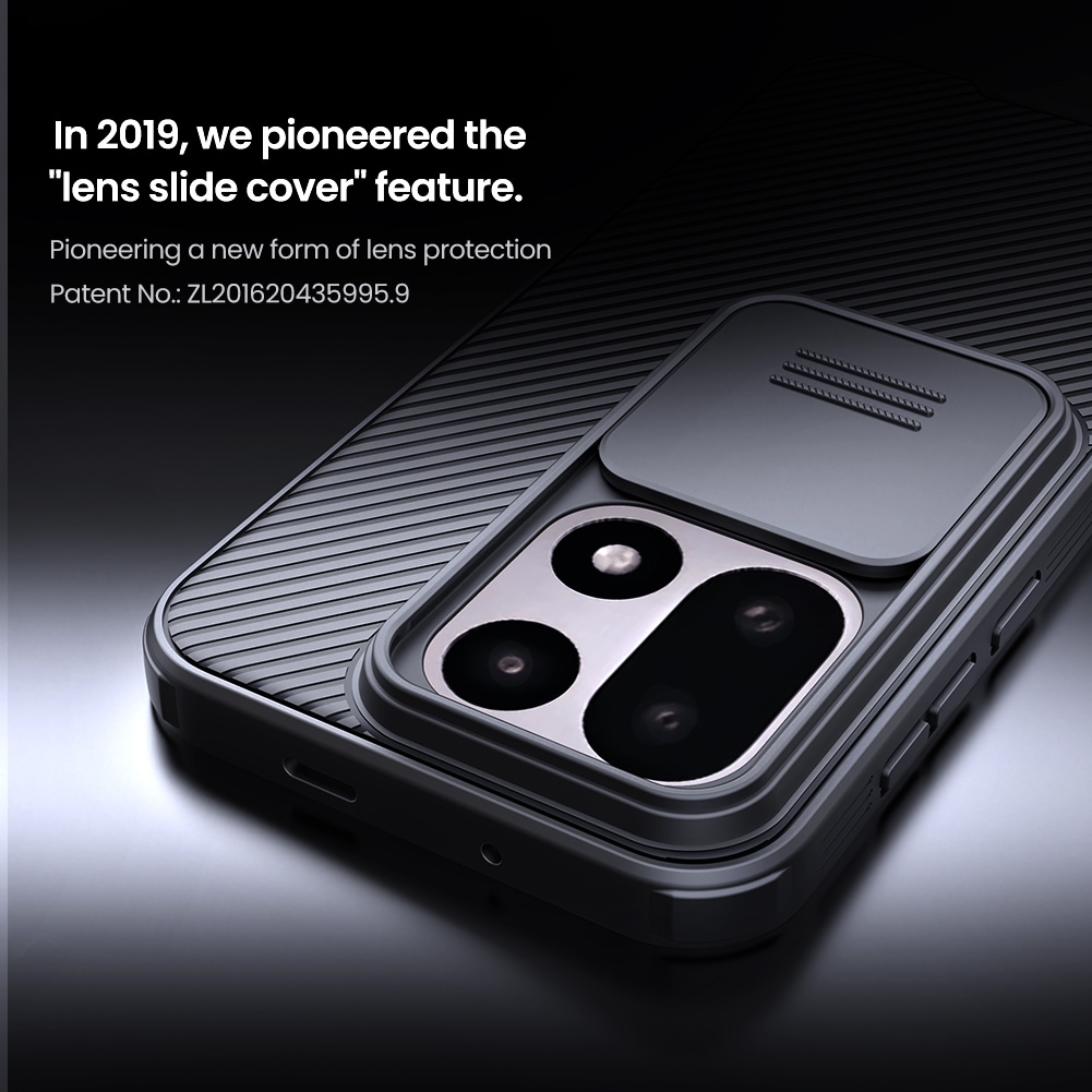  OnePlus 15 Deksel med kameralinsebeskyttelse - CamShield, Svart