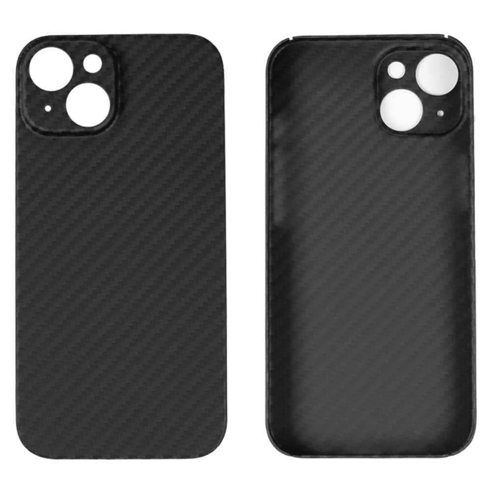 iPhone 13 Slankt deksel i aramidfiber, Svart