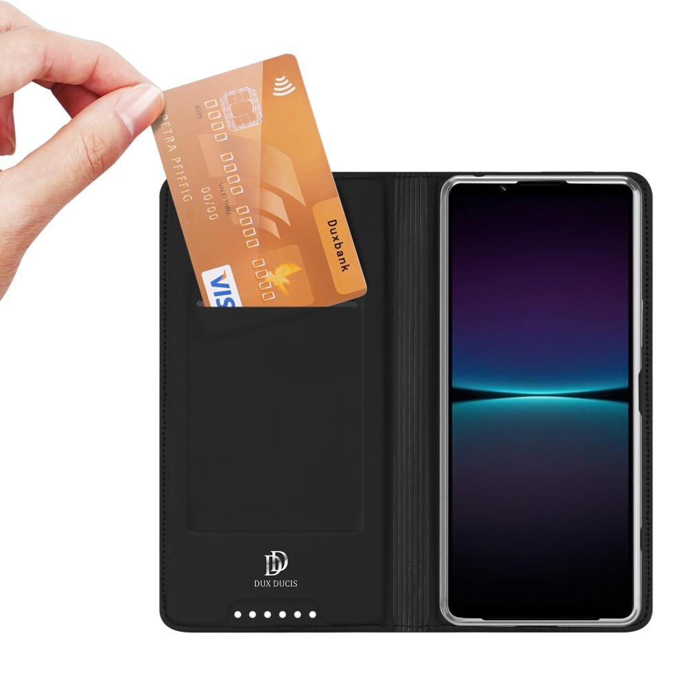 Sony Xperia 1 V Slankt mobiletui, Svart