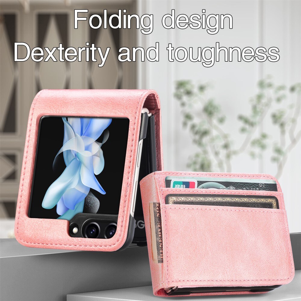 Samsung Galaxy Z Flip 5 Enkelt mobildeksel, Rosa
