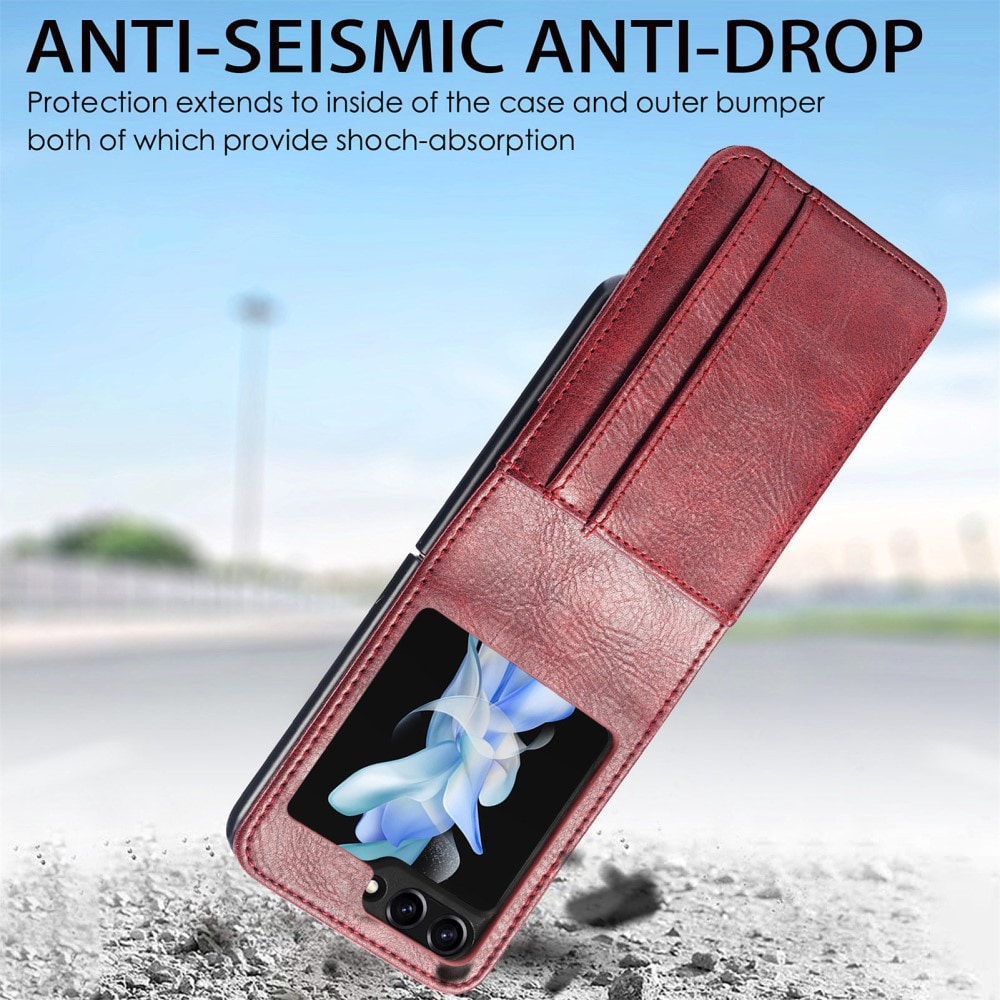 Samsung Galaxy Z Flip 5 Enkelt mobildeksel, Rød