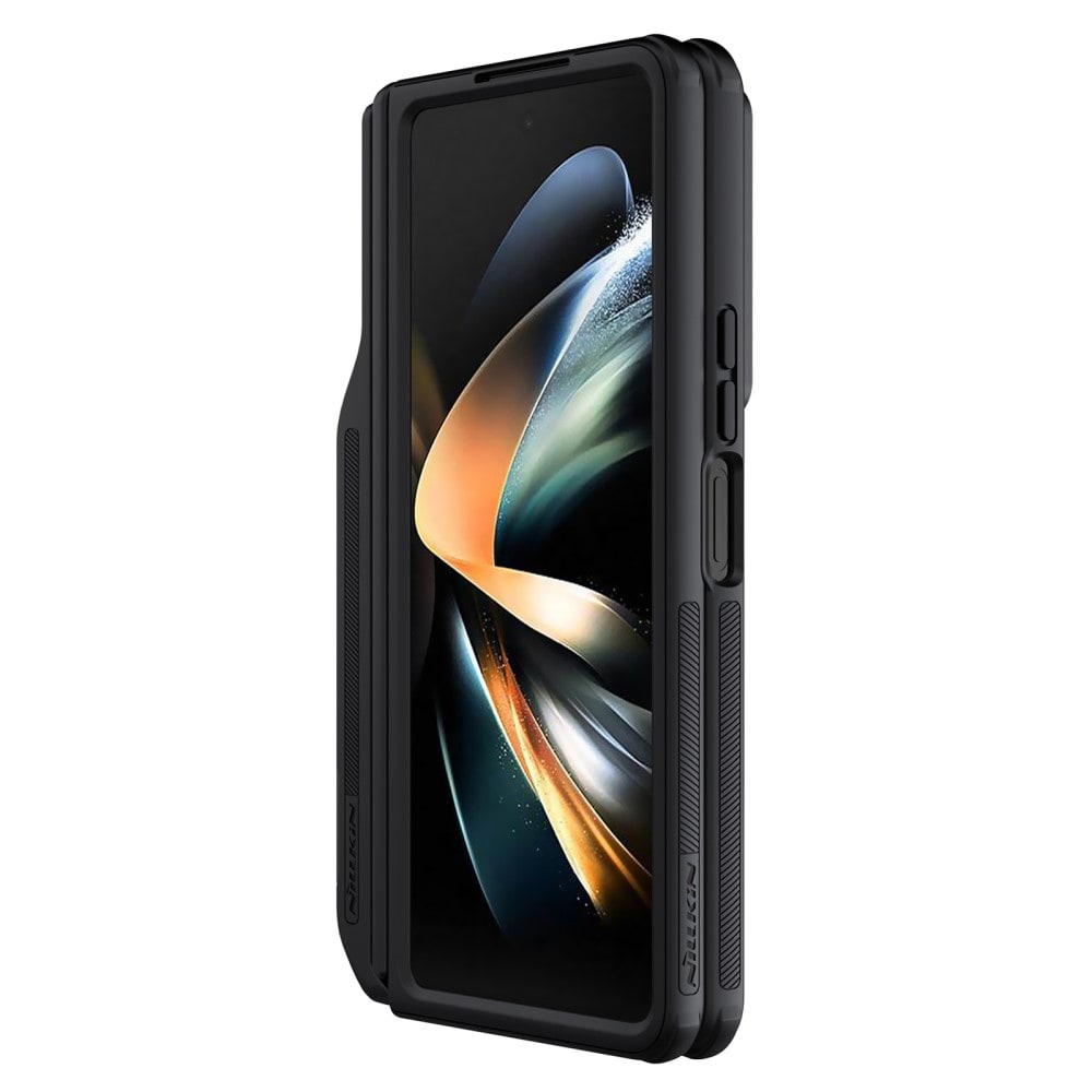 Samsung Galaxy Z Fold 5 Deksel med kamerabeskyttelse og penneholder - CamShield, Svart