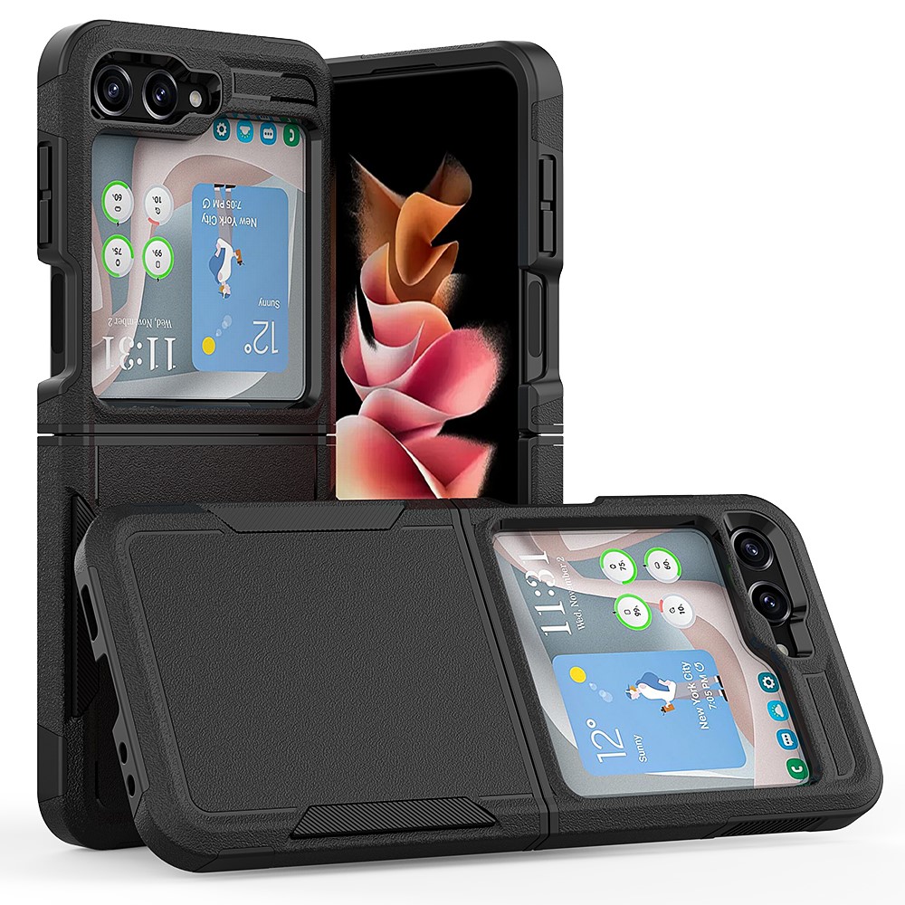 Samsung Galaxy Z Flip 5 Hybriddeksel Off-road, Svart