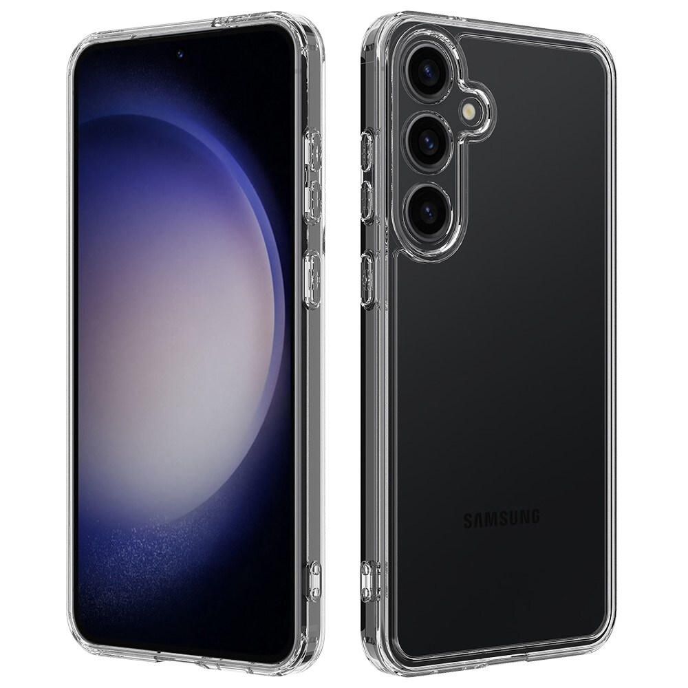 Samsung Galaxy S24 Crystal Hybrid-deksel, Gjennomsiktig