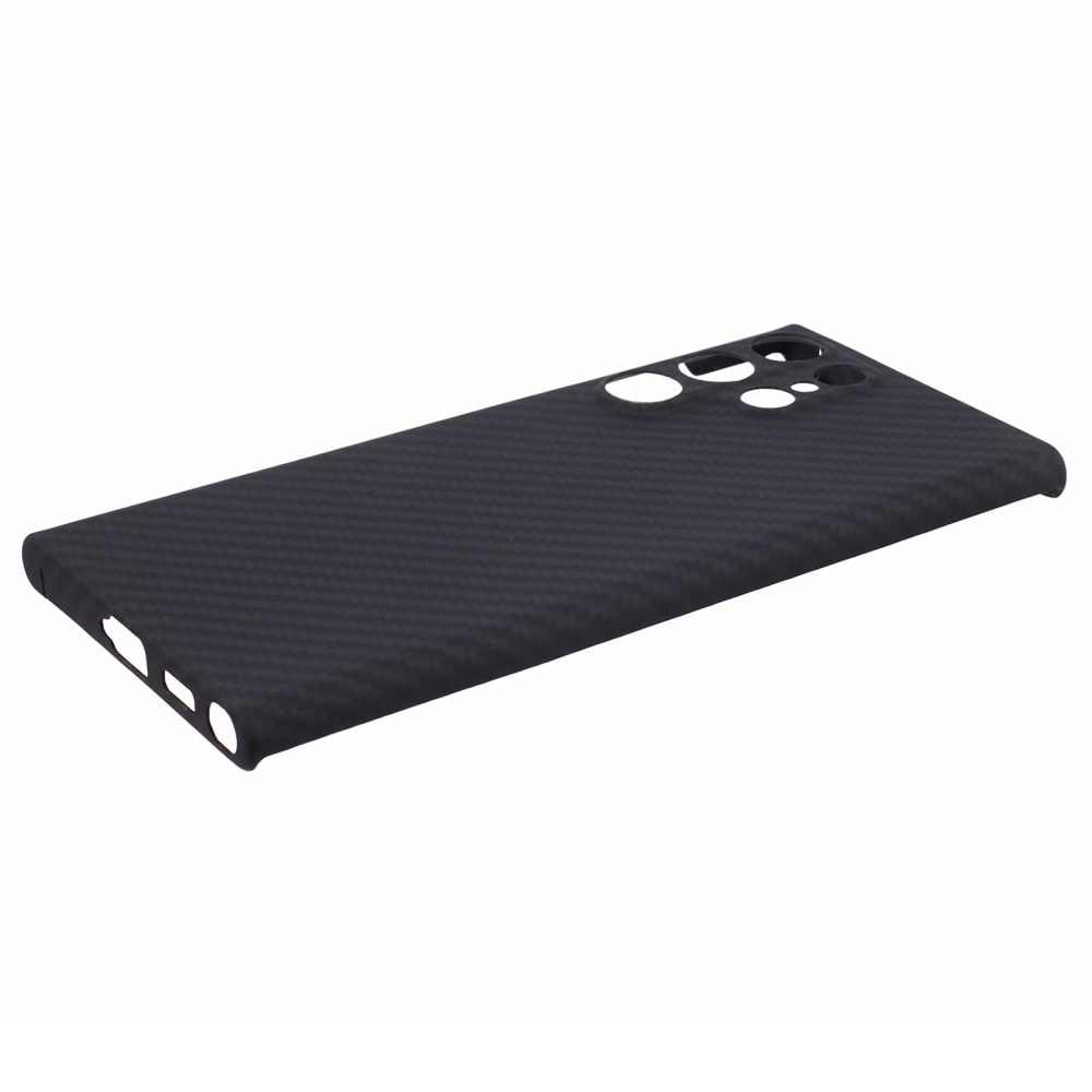 Samsung Galaxy S23 Ultra Slankt deksel i aramidfiber, Svart