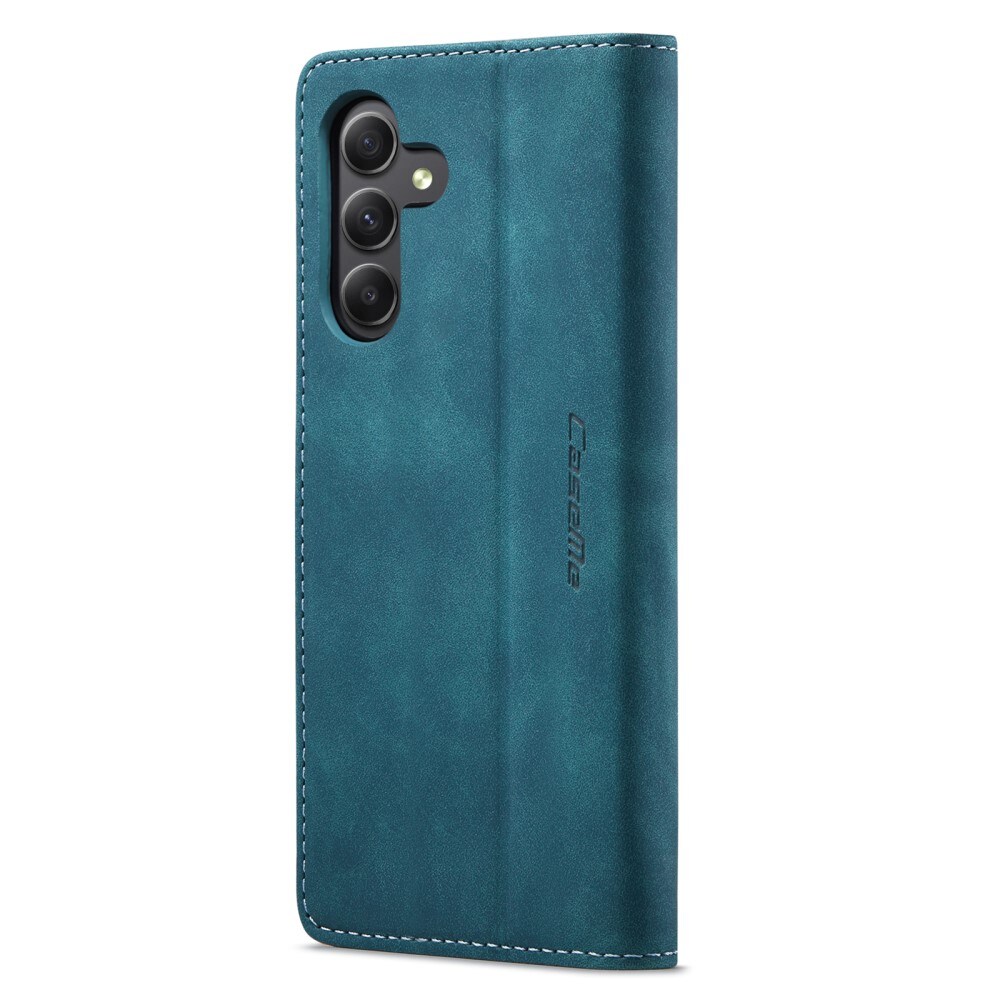Samsung Galaxy A15 Slankt lommeboketui, Blå