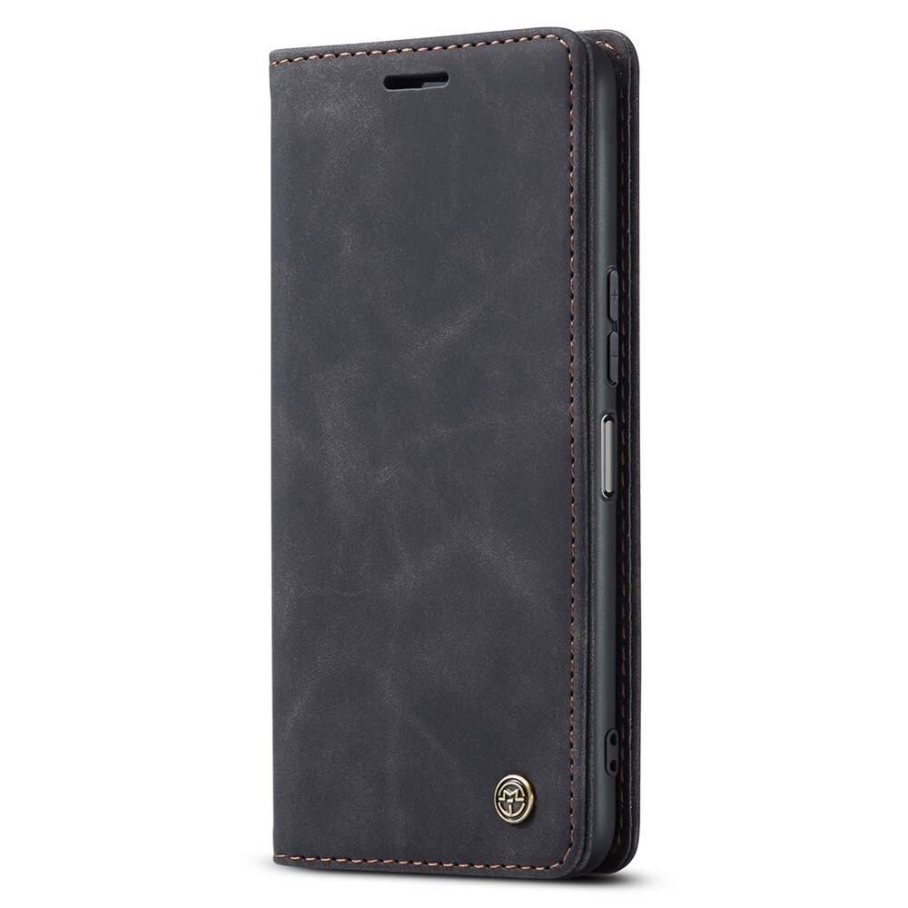 Xiaomi Redmi 13C Slankt lommeboketui, Svart