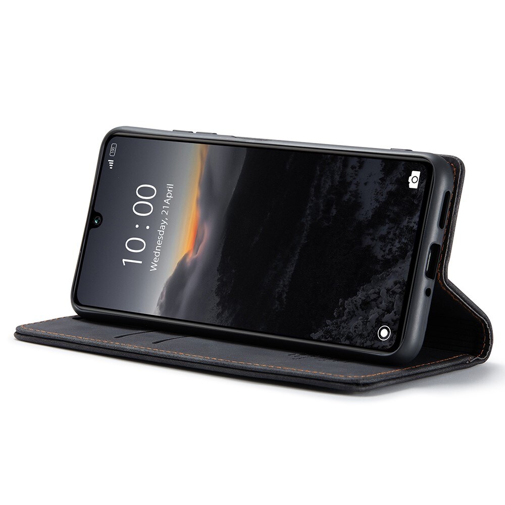 Xiaomi Redmi 13C Slankt lommeboketui, Svart