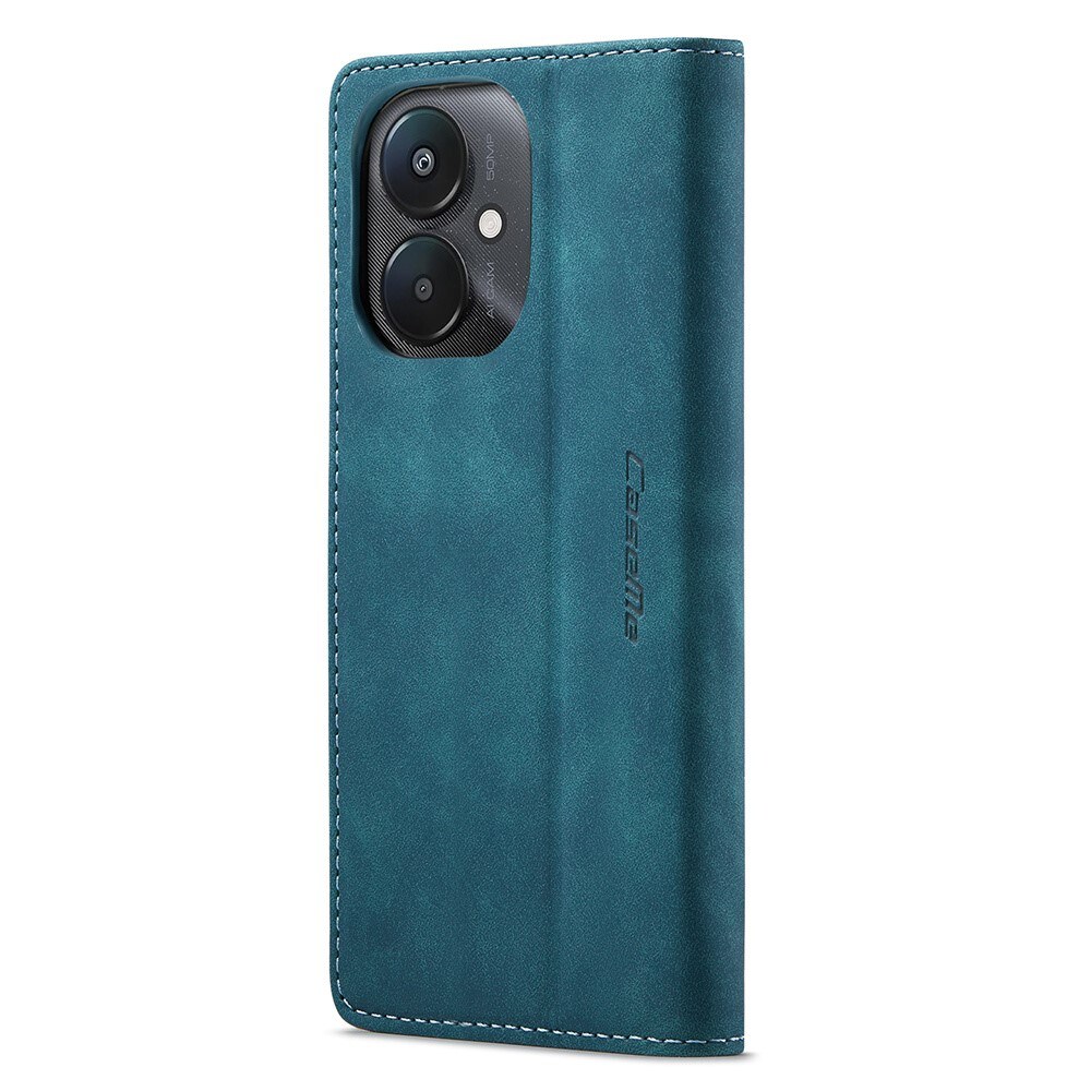Xiaomi Redmi 13C Slankt lommeboketui, Blå
