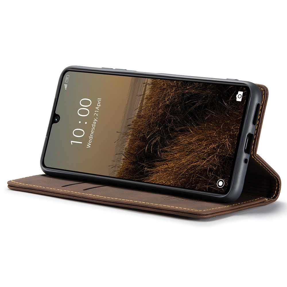 Xiaomi Redmi 13C Slankt lommeboketui, Brun