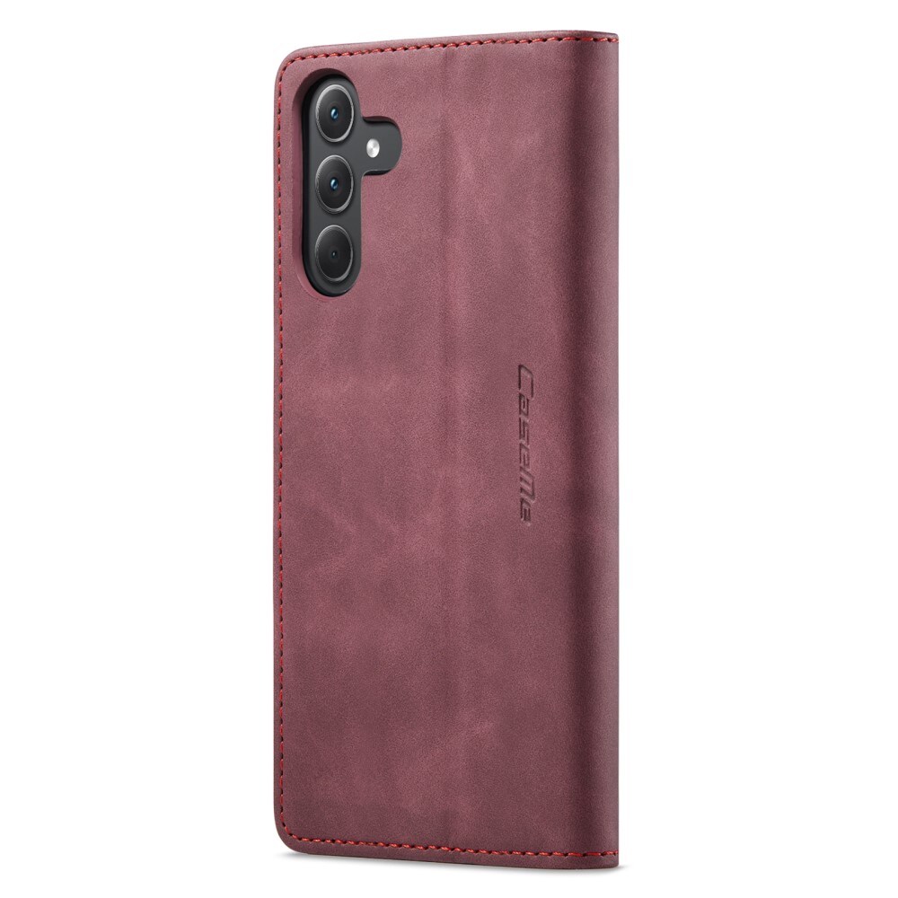 Samsung Galaxy A35 Slankt lommeboketui, Rød