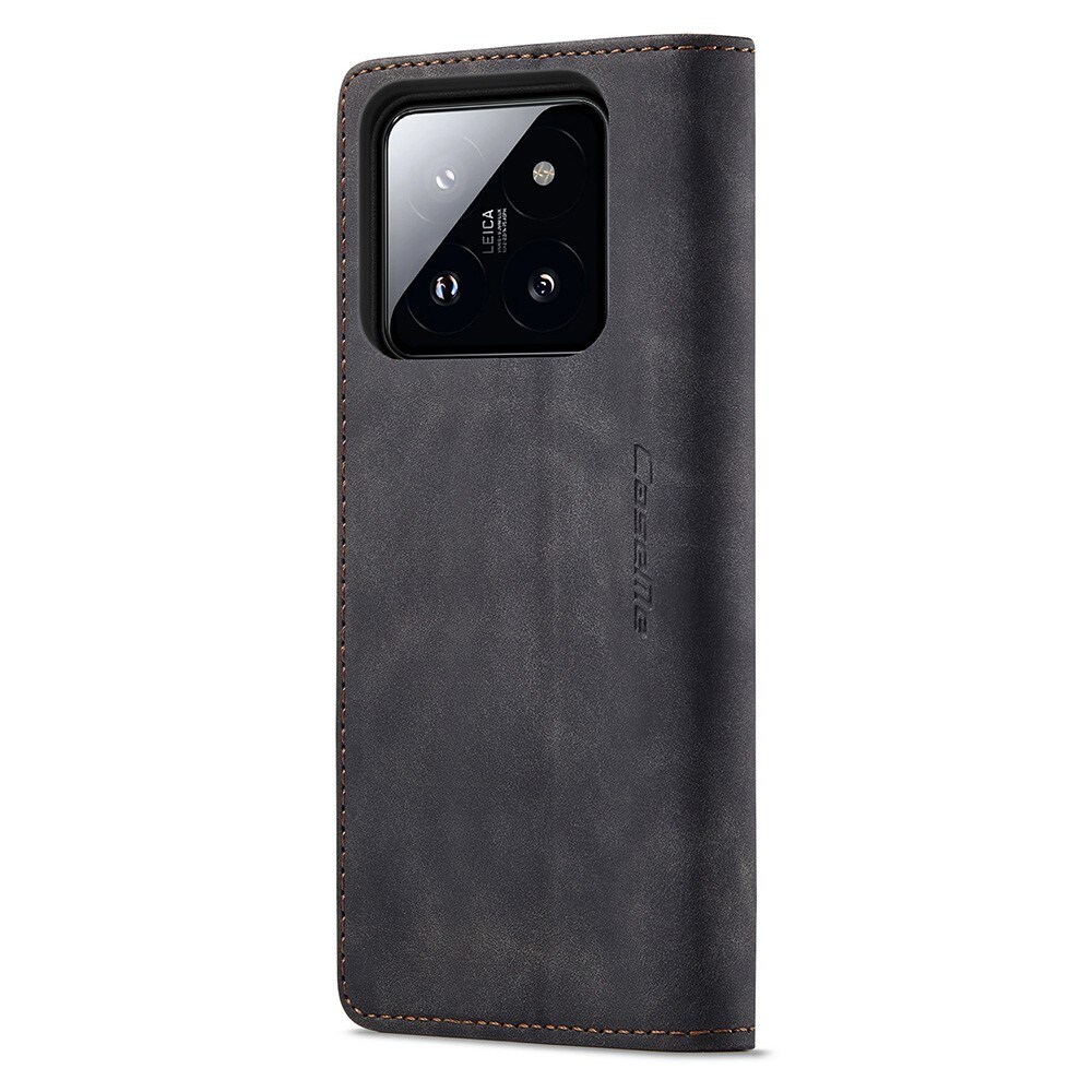 Xiaomi 14 Pro Slankt lommeboketui, Svart