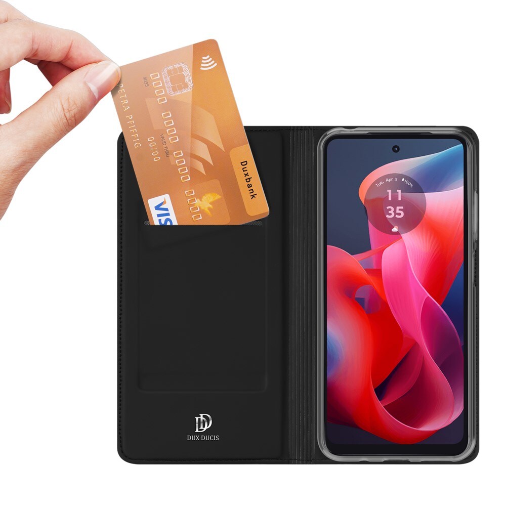 Motorola Moto G04 Slankt mobiletui, Svart