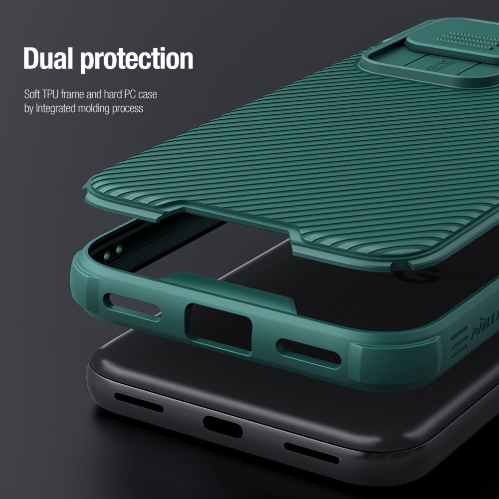 Google Pixel 8a Deksel med kameralinsebeskyttelse - CamShield, Grønn